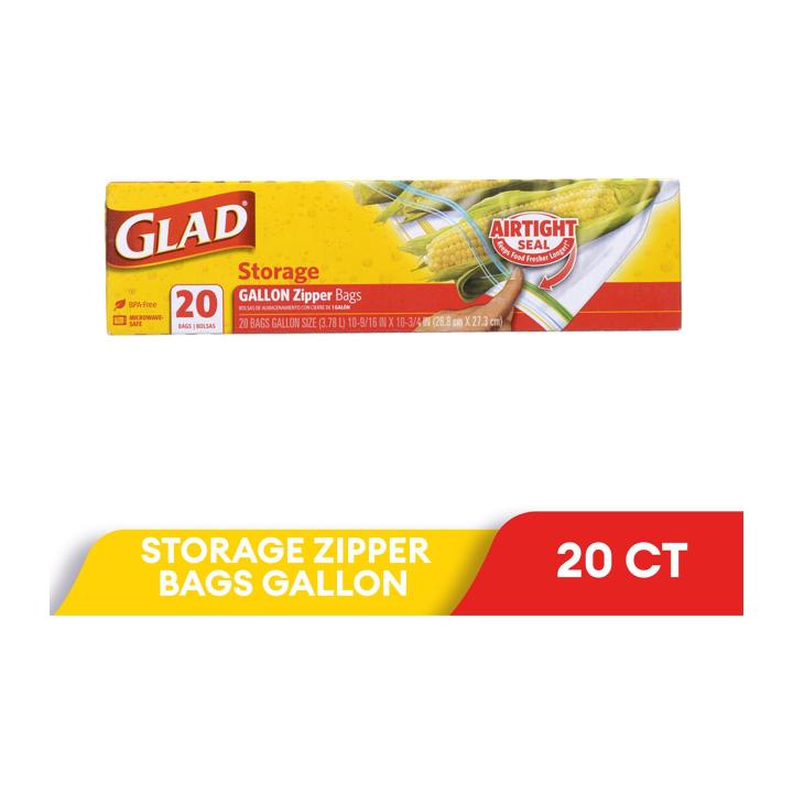 Glad Zipper Storage Bag Medium (50 ct)