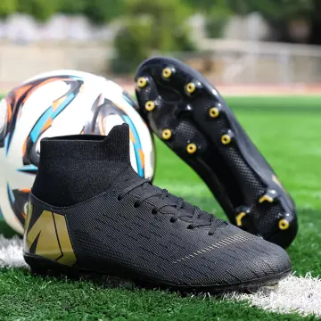 Men Football Boots 2023 TF/FG High Ankle Outdoor Indoor Cleats Soccer Shoes  Kids Boys Girls Training Footwear EUR 31-49# : Buy Online at Best Price in