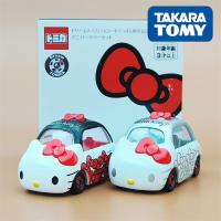 TOMY Domeca simulation alloy car HelloKitty model KT cat collection girl gift toy