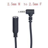 【LZ】❐✆  Ângulo direito extensão cabo adaptador de áudio Jack macho para fêmea 4 Pólo 25mm 02 m 1m 2m 3m