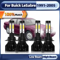 หลอดไฟไฟหน้ารถ LED HB4 9006 9005 2005 HB3 240W 40000LM ไฟรถยนต์6000K 12V สำหรับ Buick LeSabre 1991-2000 2001 2002 2003 2004