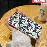 JIUMOO เคสปลอกสำหรับ Samsung J2ชั้นหนึ่งลายการ์ตูนแฮปปี้คุโรมิใหม่เคสพื้นผิวขอบสี่เหลี่ยมแบบนิ่มซิลิกาเจลกันกระแทกเคสมือถือรวมเลนส์กล้องถ่ายรูปฝาครอบป้องกัน