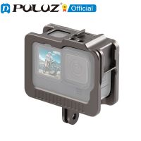 PULUZ กรงโลหะขยายเฟรมสำหรับ Gopro Hero11สีดำ/ HERO10สีดำ/HERO9ฝาครอบกล้องแอ็กชันกีฬาสีดำ