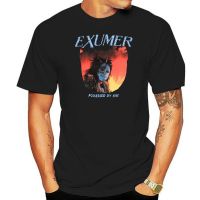 เสื้อยืดผ้าฝ้ายพิมพ์ลาย เสื้อยืด พิมพ์ลายอัลบั้ม Exumer Possessed By Fire 1986  OWJ1