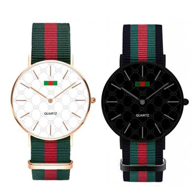 【July hot】 Canvas belt male and female students micro-business hot style quartz watch foreign trade nylon casual fashion