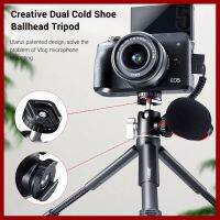 ถูกที่สุด!!! Ulanzi -Vlog Extend Tripod with Double Cold Shoe Ballhead Mount for Smartphone Camera Mini Tripod ขาตั้งกล้อง+หัวบอล. ##กล้องถ่ายรูป ถ่ายภาพ ฟิล์ม อุปกรณ์กล้อง สายชาร์จ แท่นชาร์จ Camera Adapter Battery อะไหล่กล้อง เคส