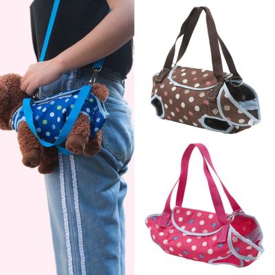 ℡ Pet Puppy Cat Carrier Backpack Outdoor Travel Dog Shoulder Bag Breathable Mesh Single Comfort Sling Handbag Tote Pouch For Dog