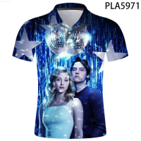 American TV Riverdale 3D Women Polo Shirt Fashion Summer Short Sleeve Funny Kids Clothes Streetwear Oversized Mens T-shirts{trading up}