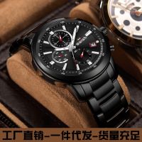 SWISH / Sri Lanka curious steel belt business sports watch mens fashion luminous watch quartz watch 【QYUE】