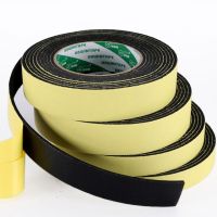 Anti-Collision Seal Strip 2-3-5MM thick Strong Adhesion EVA Black Sponge Foam Rubber Tape Adhesives Tape