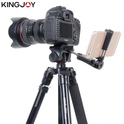 KINGJOY ขาตั้งกล้องน้ำหนักเบาขาตั้งกล้องขาเดียวแบบพกพาสำหรับกล้องอลูมิเนียมพร้อมไม้เซลฟี่ขาตั้งสำหรับมือถือโทรศัพท์กล้อง DSLRS และกล้องถ่ายวิดีโอ