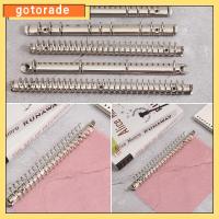 GOTORADE A4/B5/A5/A6/A7 เครื่องเขียน เครื่องใช้สำนักงาน แผ่นจดบันทึก โลหะ อุปกรณ์เสริม ห่วงผูกโน๊ตบุ๊ค โฟลเดอร์ไฟล์หลวม คลิปหนีบกระดาษ เครื่องผูกแหวน