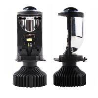 2Pcs 30000LM H4  LED Lamp Bi-LED Mini Projector Es Auto Car Headlight Bulbs Fog Lights Hi/Lo Beam Left Hand Drive LHD