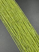 2 mm ลูกปัดเพอริดอท 2 มม. peridot beads.