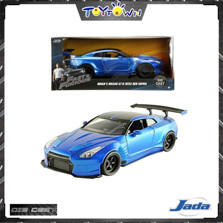 Jada Toys Fast & Furious Brian's Nissan GT-R (R35) Ben Sopra (Die Cast ...