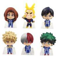 【SALE】 tangticarans1972 6ชิ้นฮีโร่ของฉัน A Cademia ตัวเลข Midoriya Izuku Todoroki Shoto Bakugo Katsuki ทั้งหมดอาจ Tenya Iida Ochaco Uraraka อะนิเมะของเล่นรุ่น