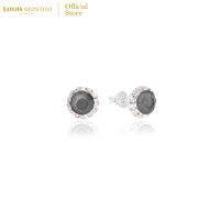 Louis Montini (Jewelry) Sterling Silver 925 Earrings ต่างหูเงินแท้ 92.5% ต่างหูผู้หญิง รูปเพชร LJER63