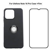 Protective TPU Soft Case Cover for ULEFONE NOTE 16 PRO Gel Pudding Silicone Back Bumper Shell Bag for ULEFONE NOTE 16 PRO  GLASS film