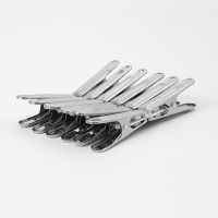 20pcs/lot Stainless Steel Clothes Clips Multipurpose Laundry Clothes Pegs Holders Clothespins Sealing Windproof Clamps Household Clothes Hangers Pegs