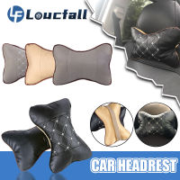 Universal Car Seat Head Neck Rest หมอน Headrest Breathe Cushion PU Leather Soft Headrest Car Auto Safety Pillow Pad New