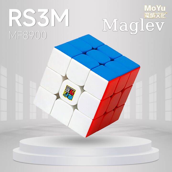 ۞ MoYu 3x3 2022 Super RS3M Magnetic Magic Cube 3x3x3 RS3M Maglev Ball ...