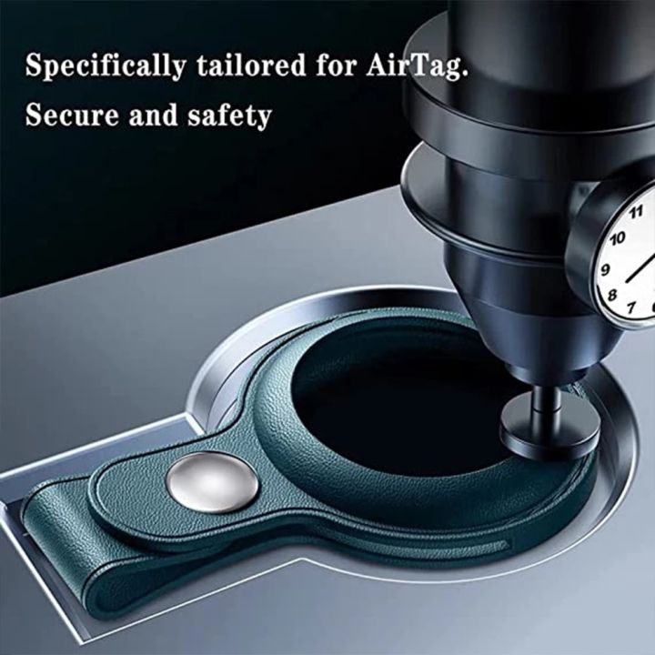 สำหรับ-airtag-เคสพวงกุญแจหนังป้องกันสำหรับ-airtag-tracker-เครื่องบอกตำแหน่งป้องกันการสูญหายสำหรับ-airtag-air-tag-เคส-llavero