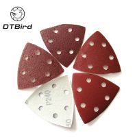 20pcs Self adhesive Sandpaper Triangle Delta Sander Sand Paper Hook Loop Sandpaper Disc Abrasive Tools For Polishing Grit 60 240