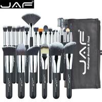 JAF 24pcs Professional Makeup Brushes Set High Quality Make Up Tool Full Function Studio Synthetic Cosmetic Kit