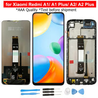 สำหรับ Xiaomi Redmi A1/ A1พลัส/A2/ A2 Plus จอแสดงผล LCD พร้อมชุดดิจิไทเซอร์เทปกาวหน้าจอสัมผัสต้นฉบับอะไหล่หน้าจอทัชสกรีน LCD TUTXTUT