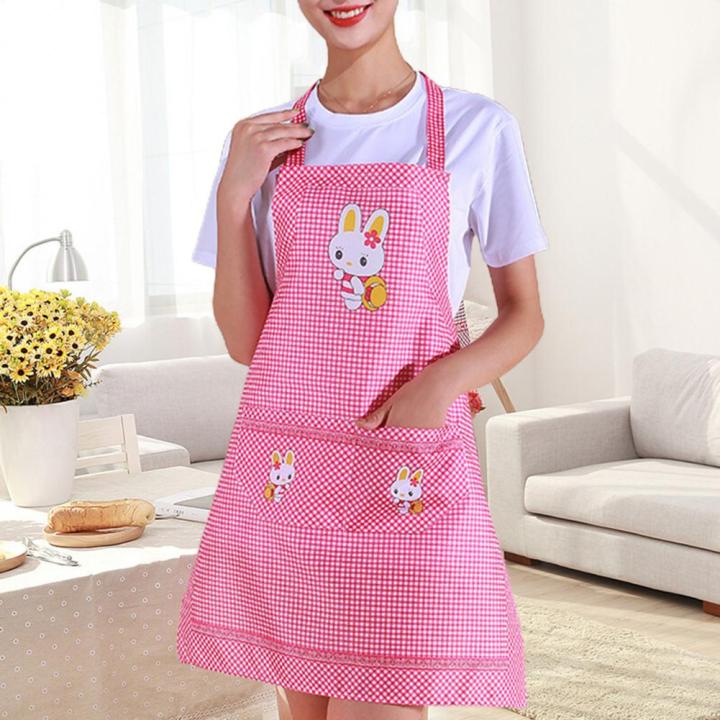 women-apron-practical-one-size-kitchen-apron-cartoon-rabbit-women-apron-kitchen-accessories-household-supplies-aprons