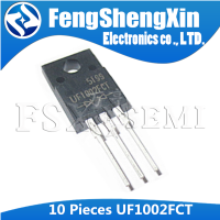 10ชิ้นล็อตใหม่ UF1002FCT 10A200V TO-220F ULTRAFAST RECOVERY RECTIFIERS