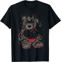 Broken Hearted Teddy  Costume Cool Easy Halloween Gift T-Shirt Printed Tops Shirts for Men Wholesale Cotton T Shirt Hip hop