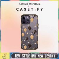 Fashion Star Balloon CASETiFY Phone Case Compatible for iPhone14/13/12/11/Plus/Pro/Max iPhone Case Transparent Shockproof Protective Acrylic Hard Cover