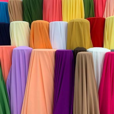 100x150cm Tulle Chiffon Fabric Soft Fabric for Dress Lining Cloth Material Silk Fabric Georgette Fabrics Wedding