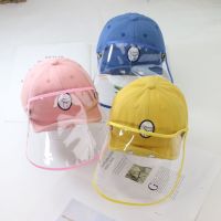 Baby Anti-Spitting Dustproof Face Shield Cover Cap Baseball Hat