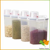 กล่องพาสติกเก็บเมล็ดข้าวสาร ทรงกระบอกน้ำ กันแมลง ความจุ กล่องเก็บอาหาร 2 Kg Rice Container