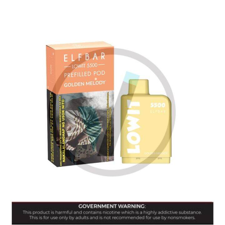 vape mod kit PODVAPES Legit/Authentic ELFBAR Lowit Golden Melody E
