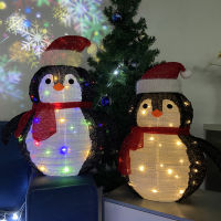 Christmas Light String Lights 40LED Penguin Fairy Lantern Xmas New Year Ornaments Halloween Festival Bar Home Party Decor