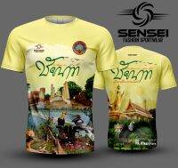 เสื้อแขนสั้นพิมพ์ลาย(หน้า-หลัง) SENSEI ลายCITY RUN42 #เสื้อวิ่ง #เสื้อกีฬา ใส่ได้ทั้งชายและหญิง