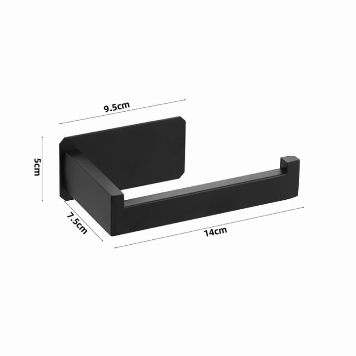 stainless-steel-toilet-roll-holder-self-adhesive-in-bathroom-tissue-paper-holder-black-finish-easy-installation-no-screw