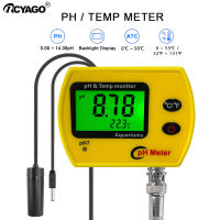 RCYAGO PH และอุณหภูมิ PH Meter Backlight ATC