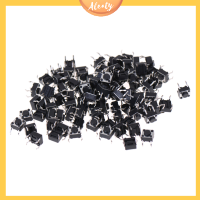 Aleaty? 100pcs 6x6x4.5mm PANEL PCB Momentary touched TACT PUSH button SWITCH