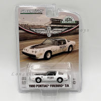 Greenlight 1:64รถ Diecast ของเล่นโมเดล1980 Pontiac Firebird T/A ของสะสม