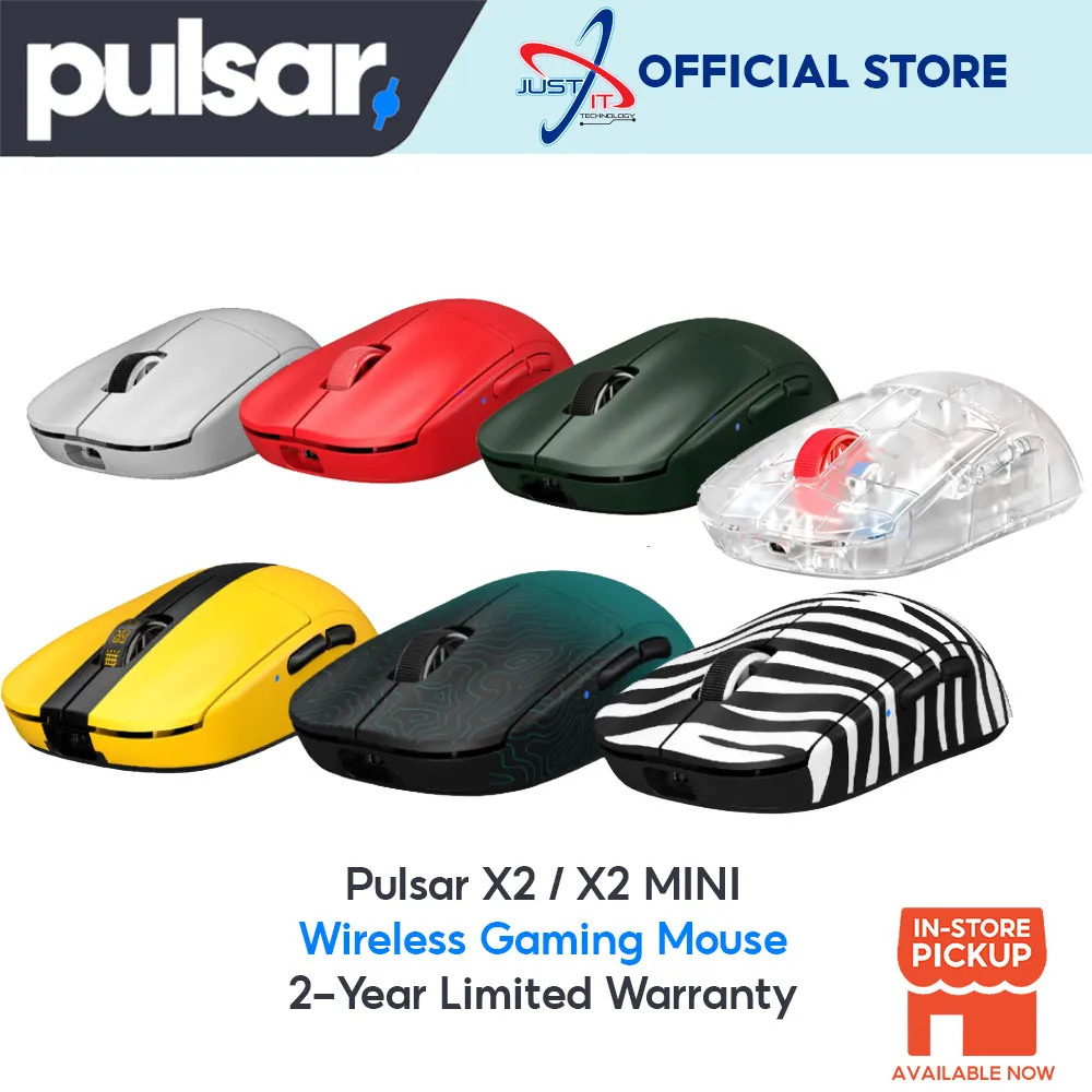 Pulsar X2 / X2 Mini Wireless Gaming Mouse ( WHITE / BLACK / RED