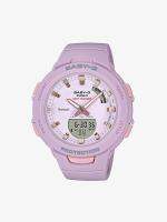 Casio นาฬิกาข้อมือผู้หญิง Baby-G Lavender Dial Laverder  รุ่น BSA-B100-4A2DR ของแท้ 100% มีการรับประกัน 1 ปี คืนสินค้าภายใน 15 วัน | Ralunar