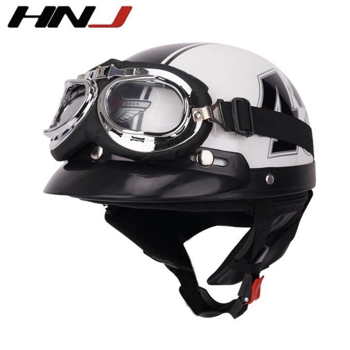 Xt Hnj Helmet Half Face Motor Vintage Harley Helmet For Motorcycle