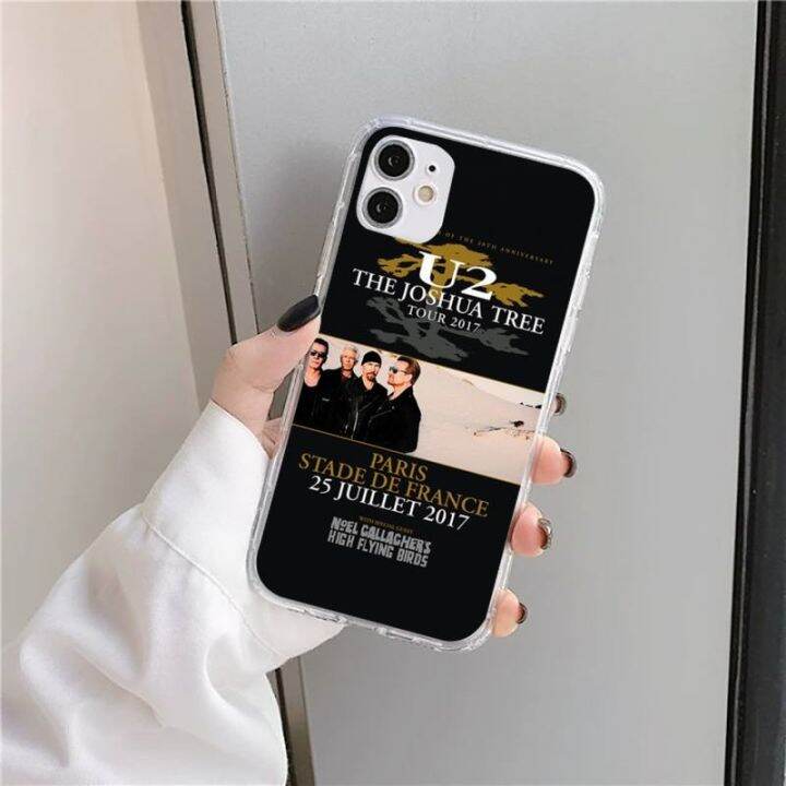 16-digits-เพลงร็อค-u2เคสโทรศัพท์โปร่งใสนุ่มสำหรับ-iphone-13-12-11-8-7-plus-mini-x-xs-xr-pro-max