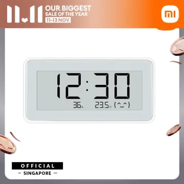 Xiaomi Mi Temperature and Humidity Monitor Clock, white