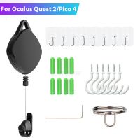 New VR Cable Management Retractable Ceiling Pulley System For Oculus Quest 2/HTC Vive For Oculus Rift/PICO 4/PS VR2 Link Cable
