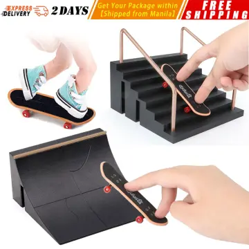 Finger Board Training Skateparks Training Gift For Kids Adult Finger  Skateboards Lightweight Cool Toys Kit With